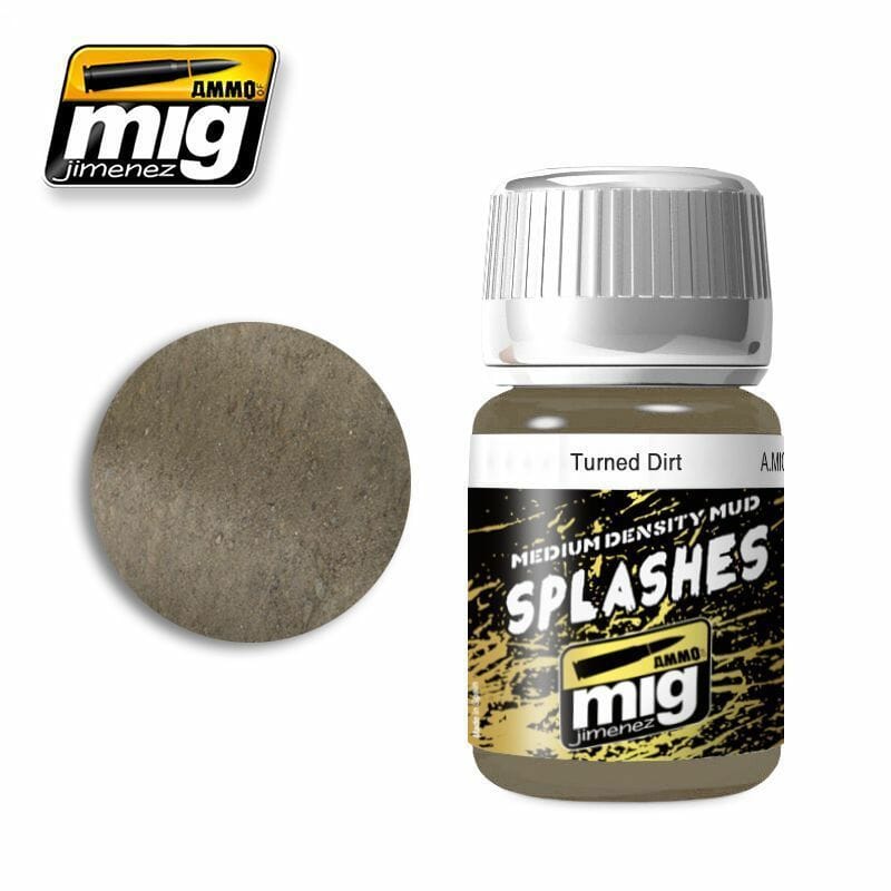 AMMO MIG Splash Medium Mud Texture Turned Dirt MIG1753