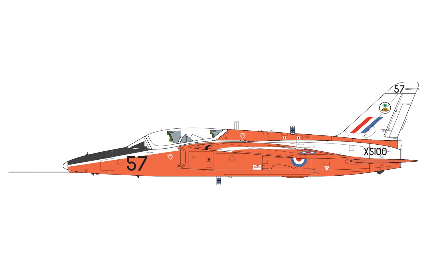 Airfix 1:72 Folland Gnat T.1 AF02105 - Afbeelding 2