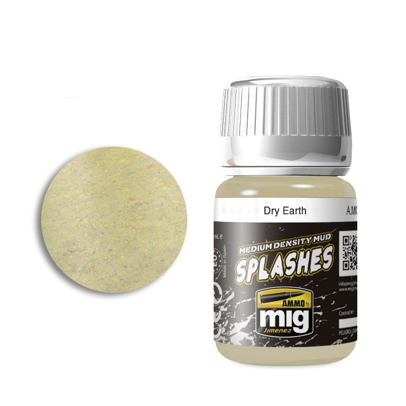 AMMO MIG Splash Medium Mud Texture Dry Earth MIG1750