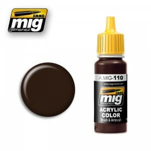 AMMO MIG Acrylic Color #110 SCC1A British Brown 17ml MIG-110