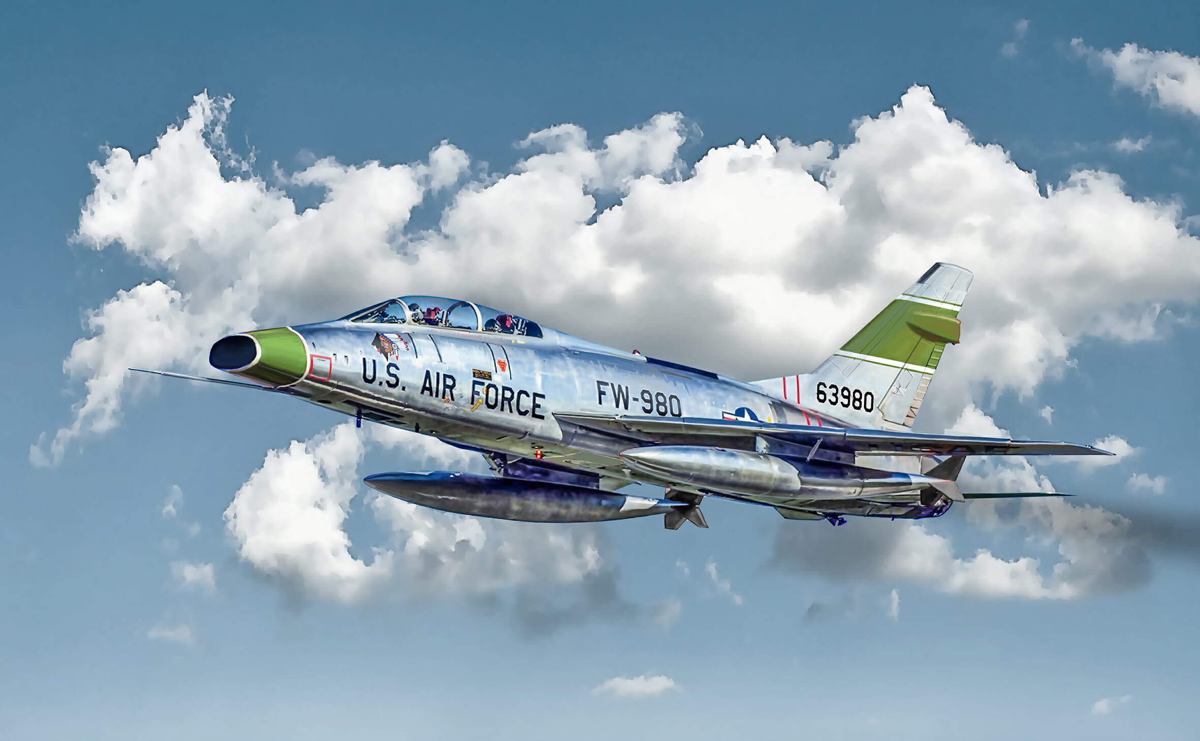 Italeri 1:72 F-100F Super Sabre IT1398