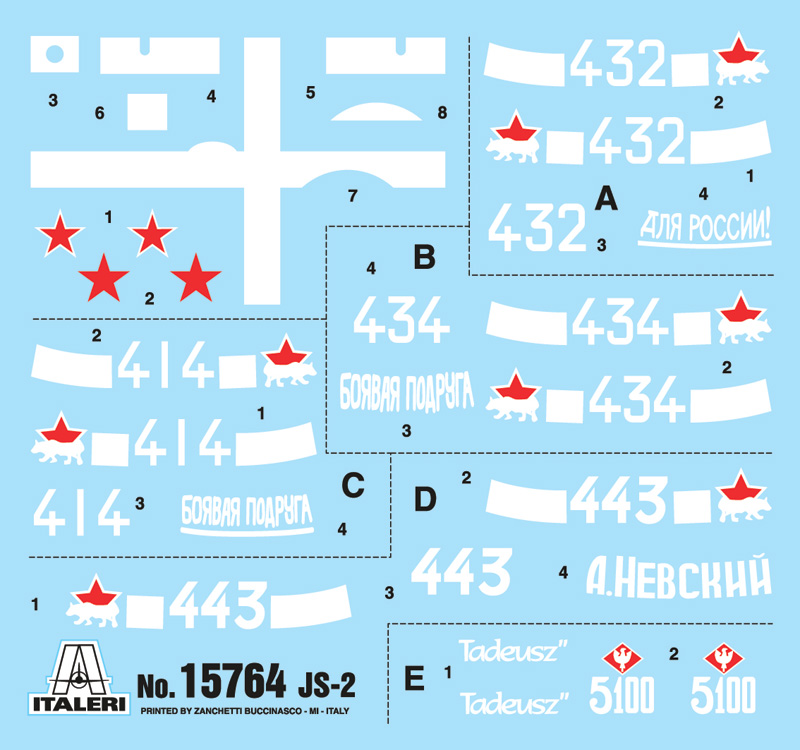Italeri 1:56 IS-2 mod. 1944 IT15764 - Afbeelding 5