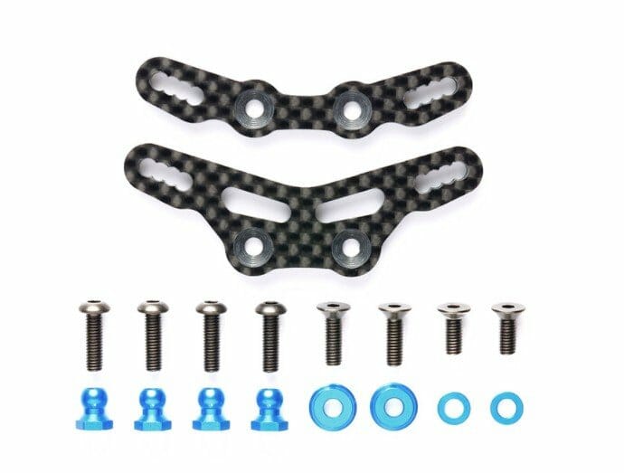 Tamiya M-07 Concept Carbon Damper Stay Set TAM54790