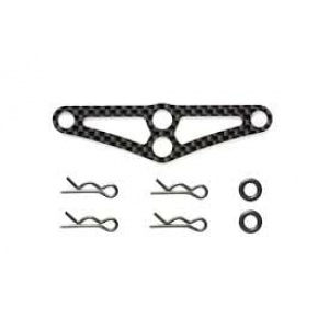 Tamiya Touring Car Carbon Body Mount Crossmember ( Front ) TAM54782
