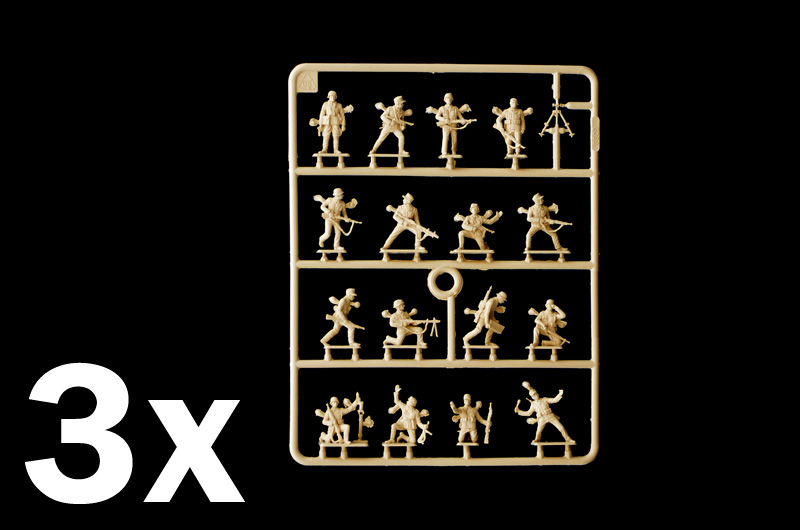 Italeri 1:72 D.A.K. Infantry IT6099 - Afbeelding 2