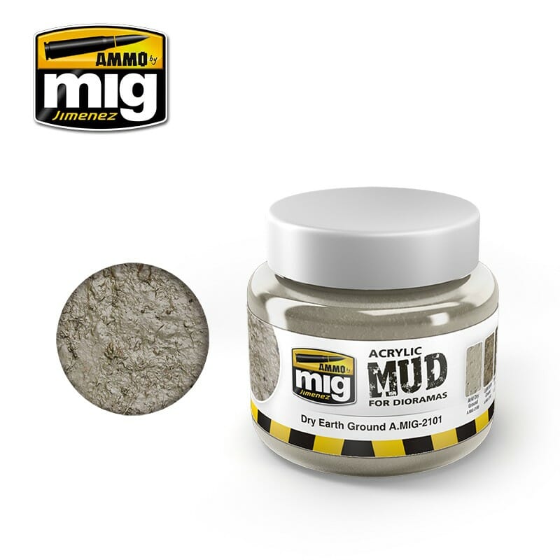 AMMO MIG Acrylic Mud Dry Earth Ground 250ml MIG2101
