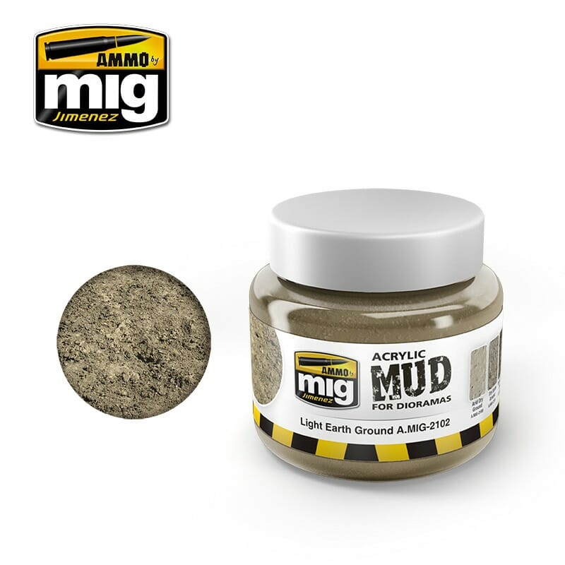 AMMO MIG Acrylic Mud Light Earth Ground 250ml MIG2102