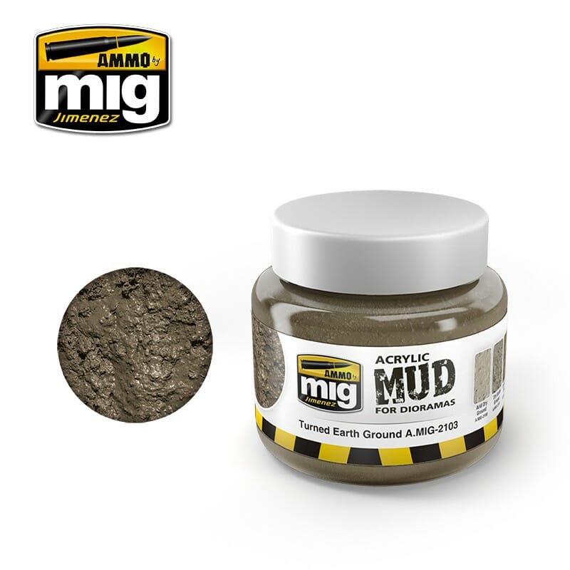 AMMO MIG Acrylic Mud Turned Earth Ground 250ml MIG2103