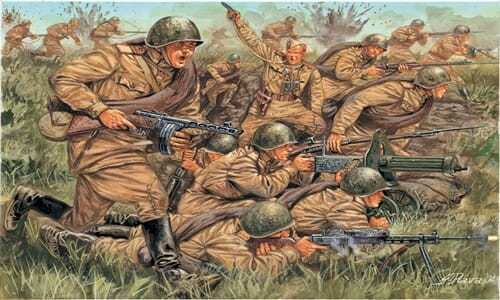 Italeri 1:72 WWII Russian Infantry IT6057