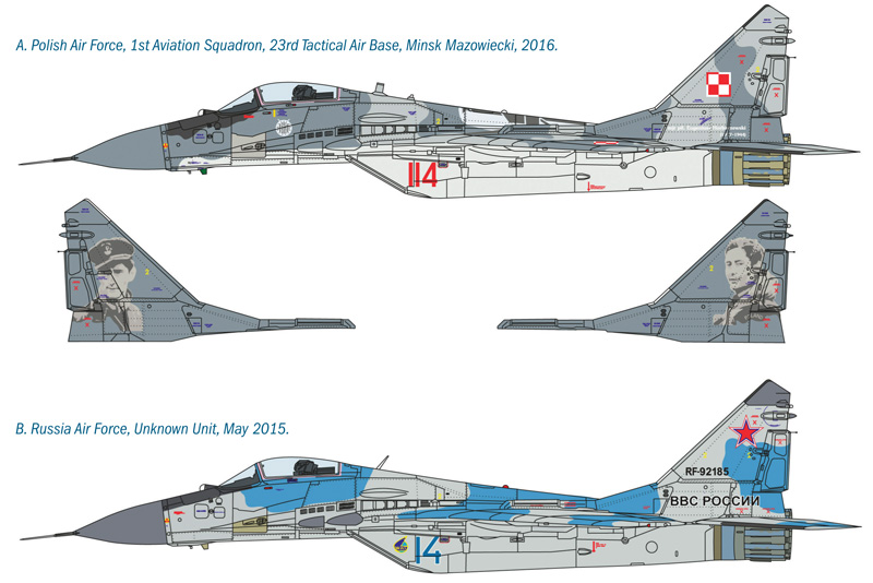 Italeri 1:72 MIG-29A " Fulcrum " IT1377 - Afbeelding 5