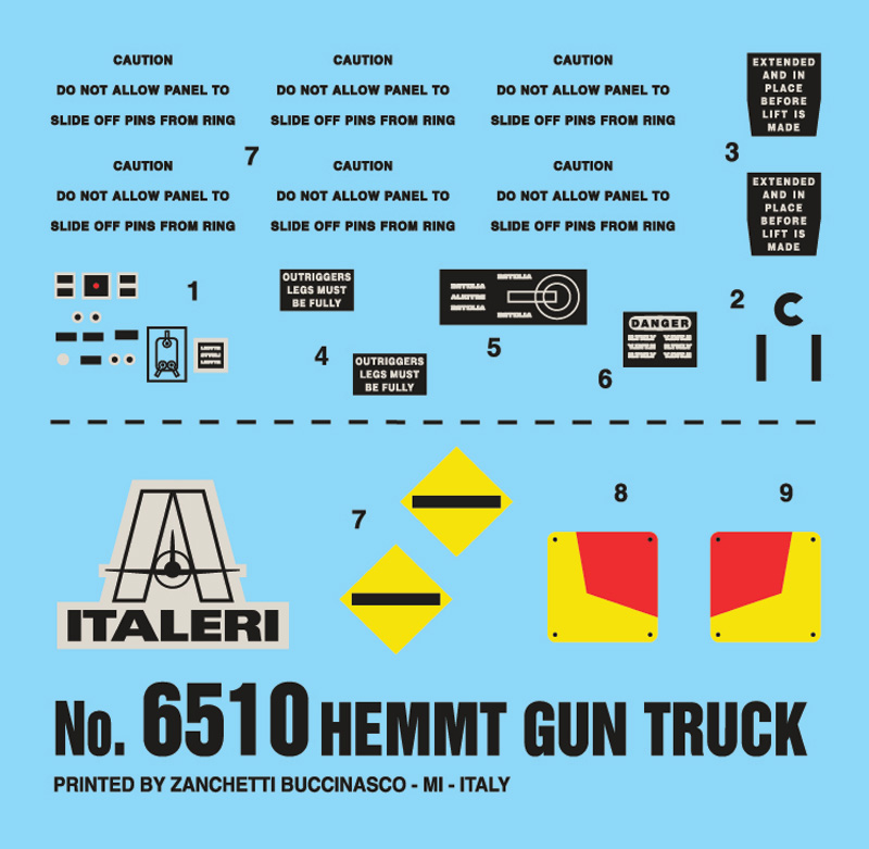Italeri 1:35 HEMTT Gun Truck IT6510 - Afbeelding 6