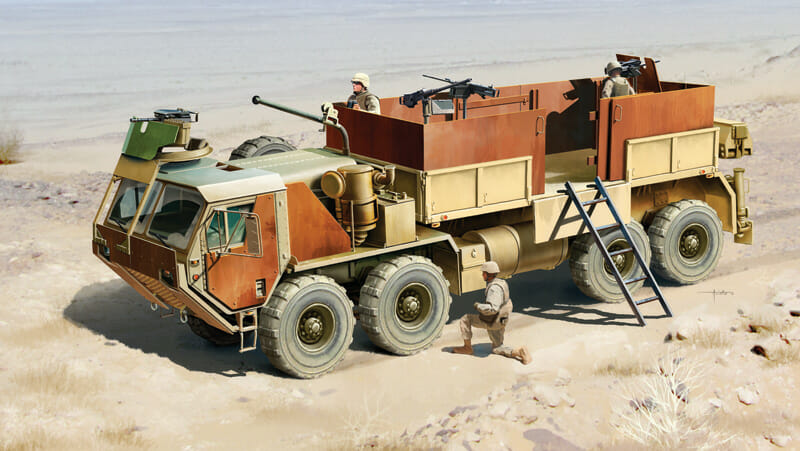 Italeri 1:35 HEMTT Gun Truck IT6510