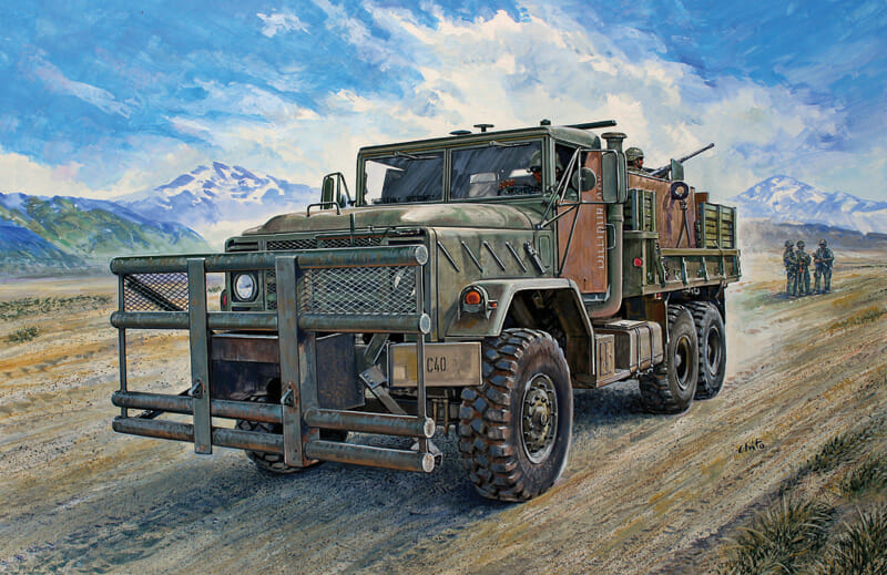 Italeri 1:35 M923 " Hillbilly " Gun Truck IT6513