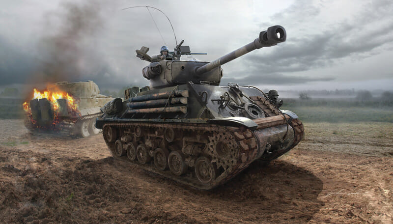 Italeri 1:35 M4A3E8 Sherman " Fury " IT6529
