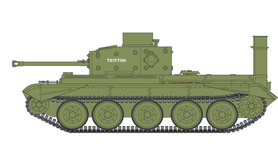 Airfix 1:76 Cromwell IV Tank AF02338 - Afbeelding 4