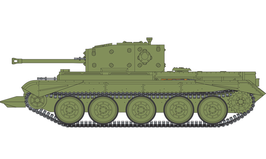 Airfix 1:76 Cromwell IV Tank AF02338 - Afbeelding 3