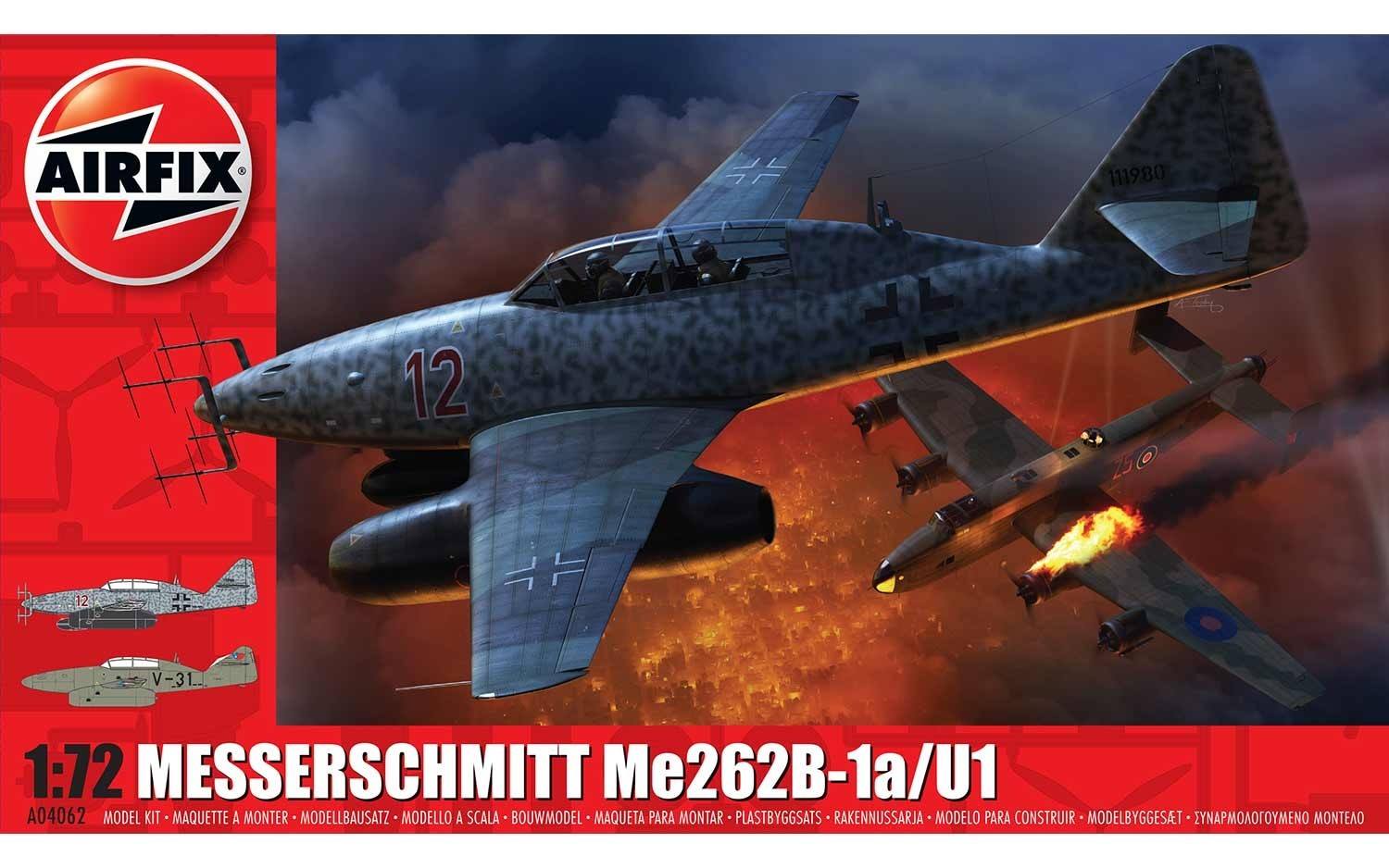 Airfix 1:72 Messerschmitt Me262B-1a/U1 AF04062