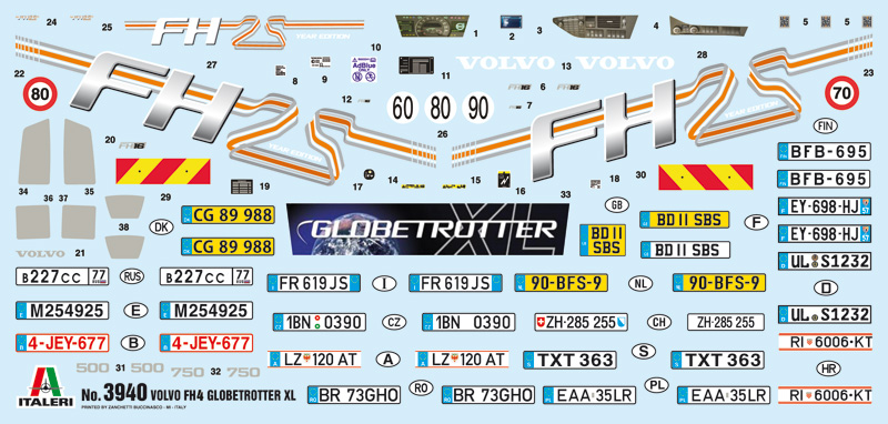 Italeri 1:24 Volvo FH4 Globetrotter XL IT3940 - Afbeelding 7