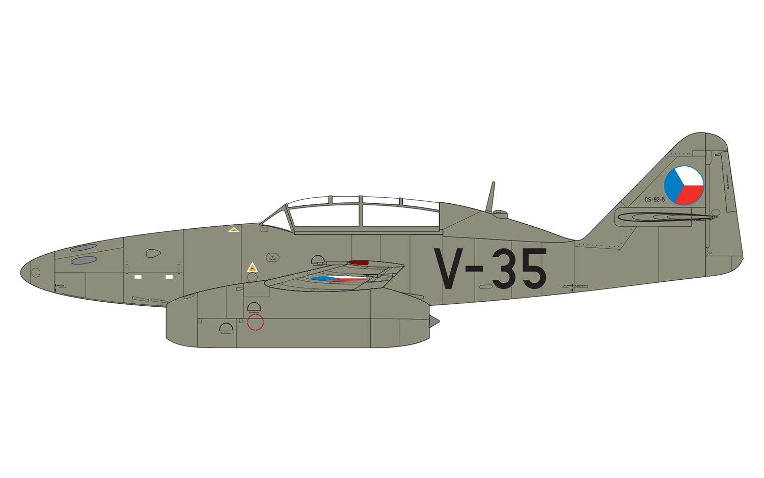 Airfix 1:72 Messerschmitt Me262B-1a/U1 AF04062 - Afbeelding 2