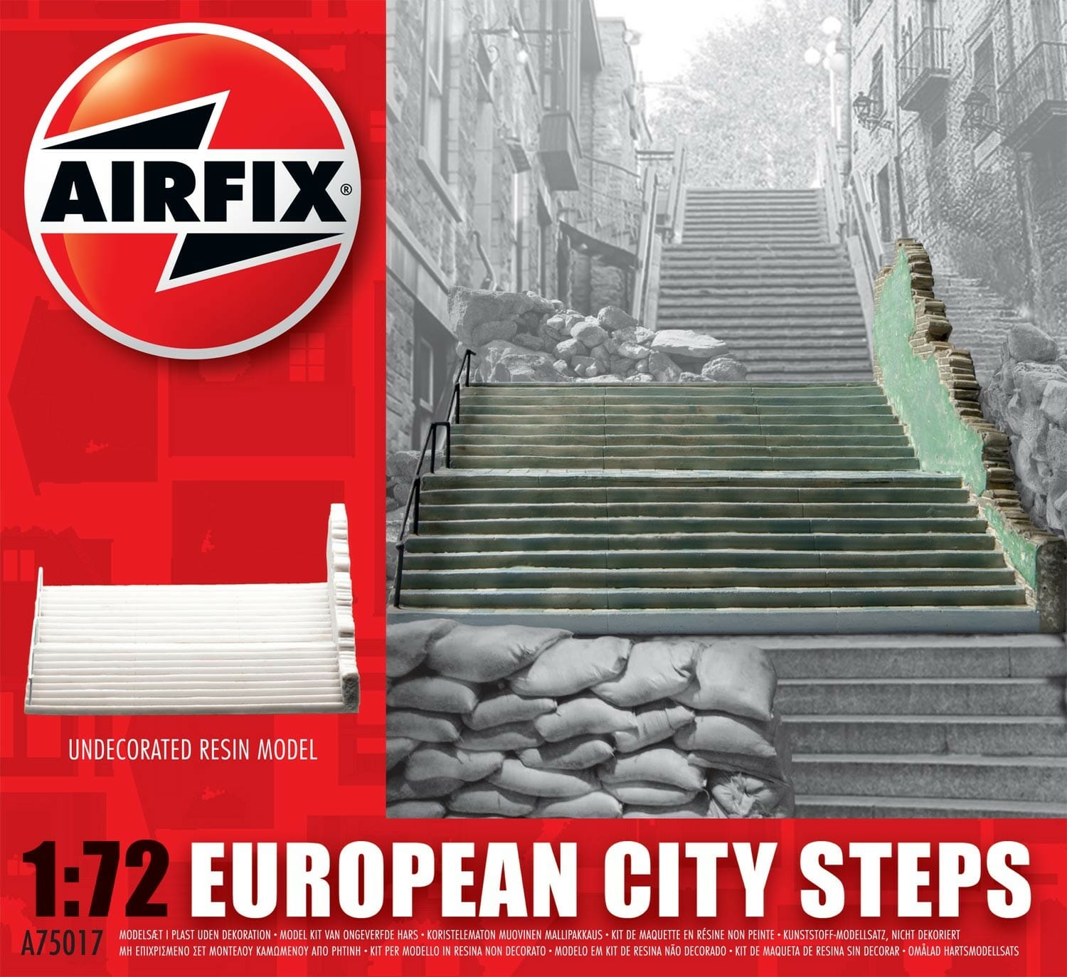 Airfix 1:72 European City Steps AF75017