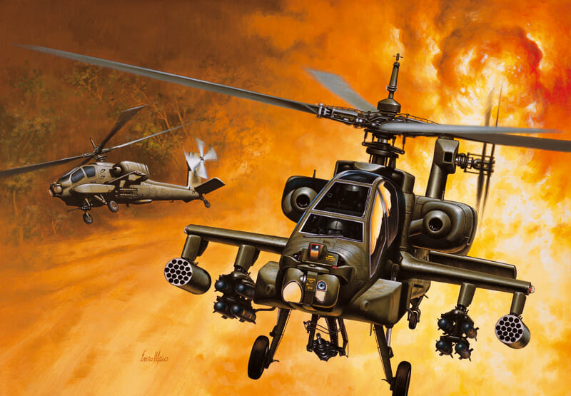 Italeri 1:72 AH - 64 Apache IT159