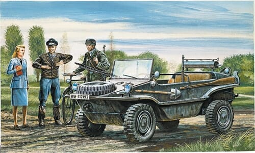 Italeri 1:35 Kfz.II VW Typ 166 Schwimmwagen IT313
