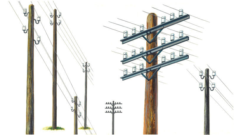 Italeri 1:35 Telegraph Poles IT404