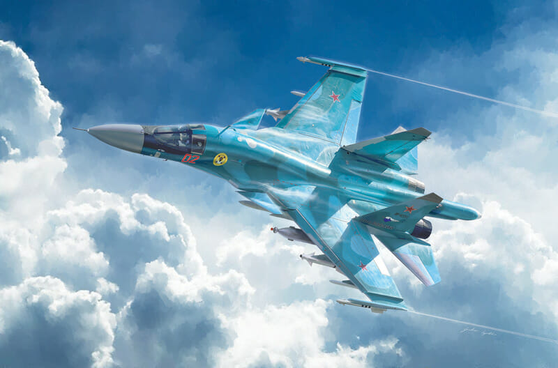 Italeri 1:72 Sukhoi SU-34 / SU-32 FN IT1379