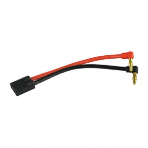 Yuki Model Hoekverbindingskabel 4mm met  Traxxas doos  12cm    YU610037