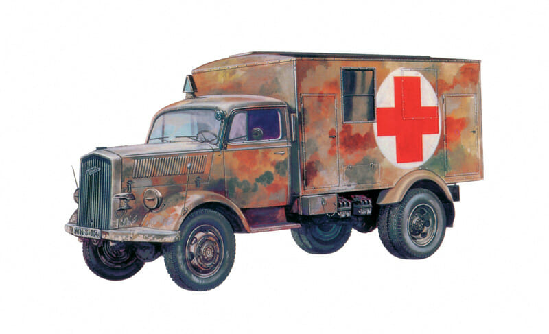 Italeri 1:72 KFZ.305 Ambulance IT7055