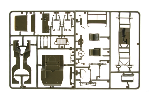Italeri 1:35 Willys MB Jeep whit Trailer IT314 - Afbeelding 2