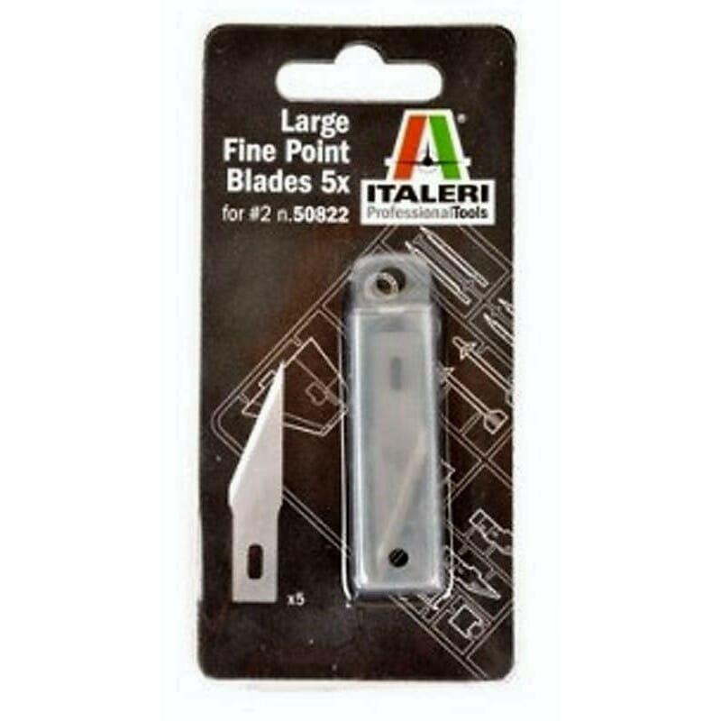 Italeri Large Fine Point Blades 5x IT50825