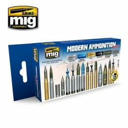Ammo MIG Modern Ammunition Color Set MIG7129