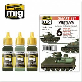 Ammo MIG Vietnam Color Set MIG7135