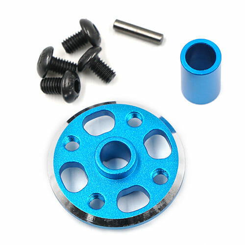 Yeah Racing Alu. Spur Gear Adaptor Set For Tamiya TT-02 TATT-026BU