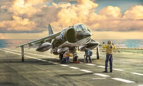 Italeri 1:72 AV-8A Harrier IT1410
