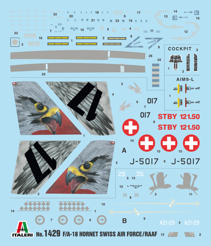 Italeri 1:72 F/A-18 Hornet IT1429 - Afbeelding 5