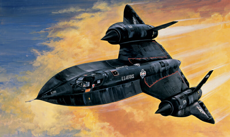 Italeri 1:72 SR71 Blackbird whit Drone IT145