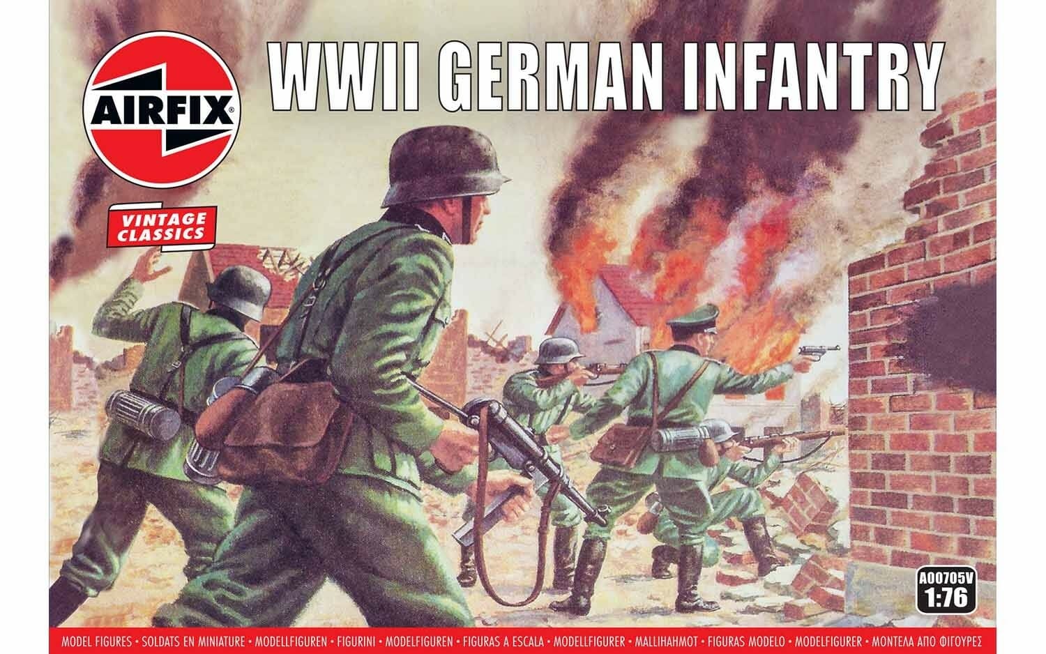 Airfix 1:76 Vintage Classics WWII German Infantry AF00705V