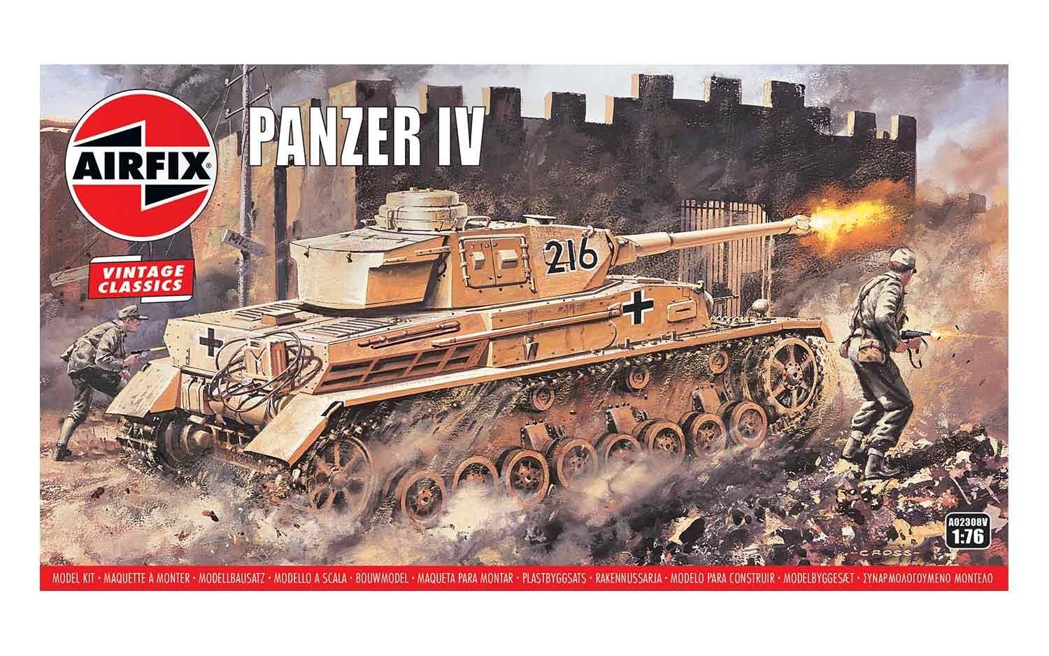 Airfix 1:76 Vintage Classics Panzer IV AF02308V