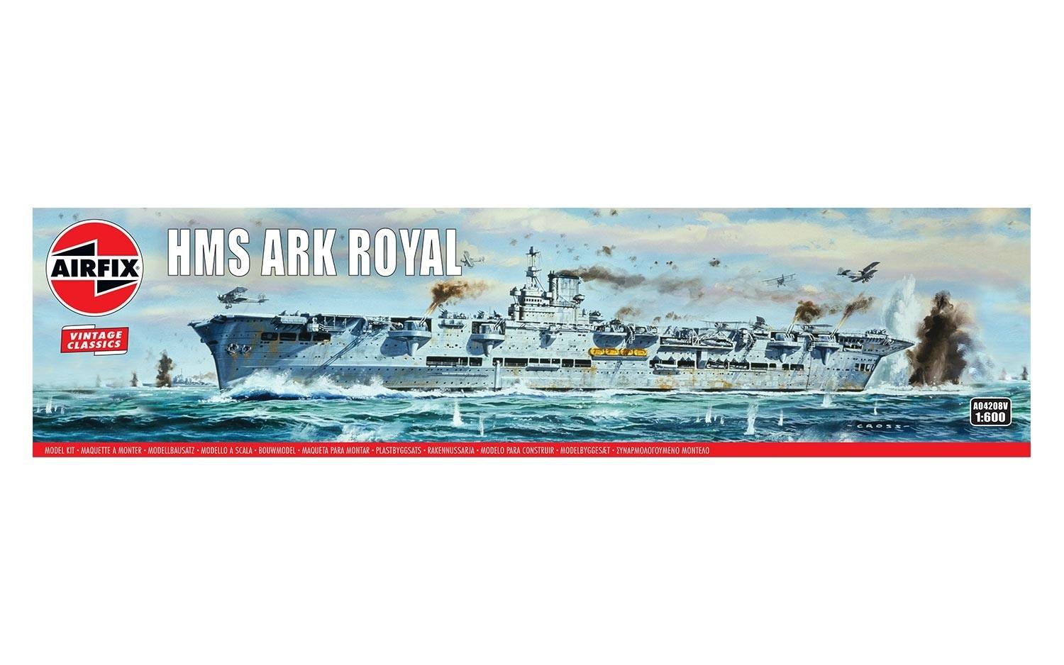 Airfix 1:600 Vintage Classics HMS Ark Royal AF04208V