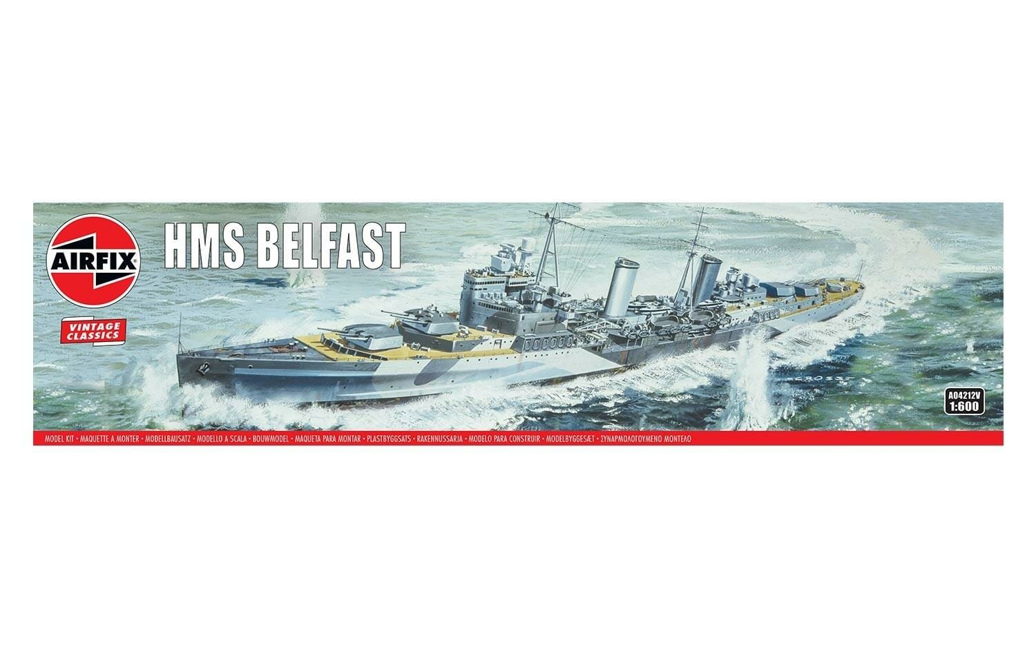 Airfix 1:600 Vintage Classics HMS Belfast AF04212V