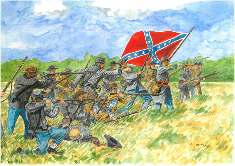 Italeri 1:72 Confederate Infantry IT6178