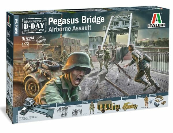 Italeri 1:72 D-Day 1944-2019 Pegasus Bridge Airborne Assault IT6194