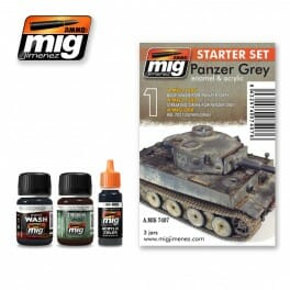 Ammo MIG Panzer Grey Starter Set MIG7407