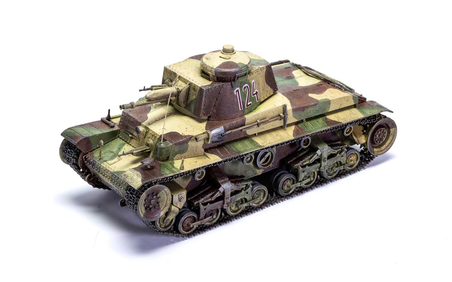 Airfix 1:35 German Light Tank Pz.Kpfw.35 ( T ) AF1362 - Afbeelding 2