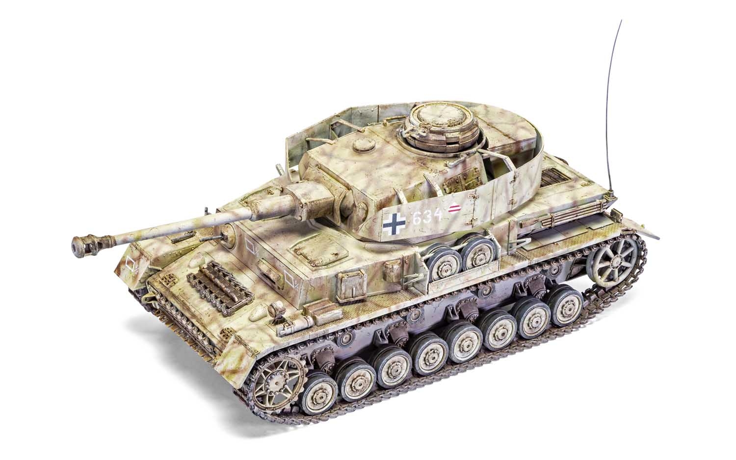 Airfix 1:35 Panzer IV Ausf. H. " Mid Version " AF1351 - Afbeelding 3
