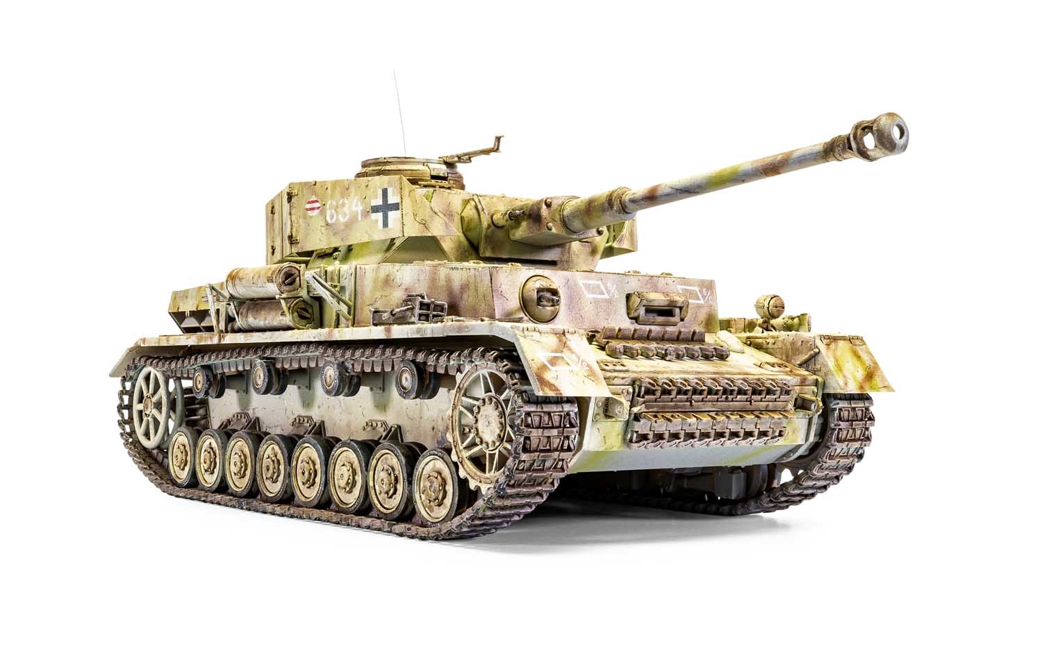 Airfix 1:35 Panzer IV Ausf. H. " Mid Version " AF1351 - Afbeelding 2