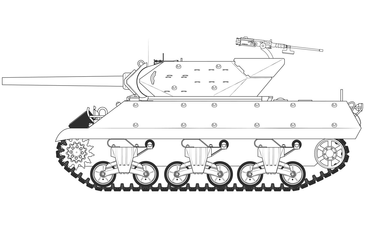 Airfix 1:35 M10 GMC Tank Destroyer AF1360 - Afbeelding 2