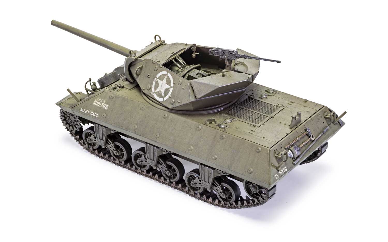 Airfix 1:35 M10 GMC Tank Destroyer AF1360 - Afbeelding 3